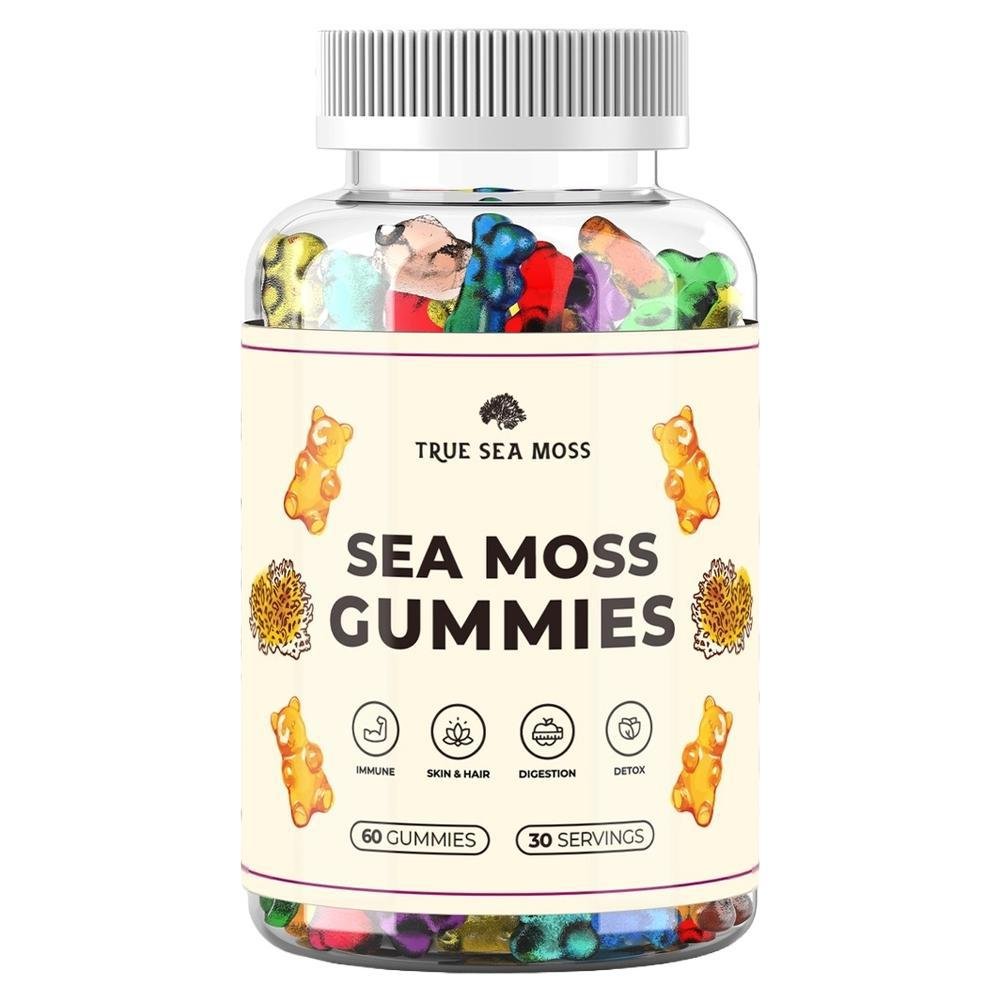 True Sea Moss - Gommes de mousse de mer (8OZ | 60CT)