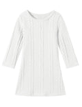 U·nikaka Toddler Baby Girl Dress-Long Sleeve Dress-Girls Knit Sweater Dress Fall-Winter A-Line Pullover-Casual Toddler Dress - # GIAA211710015