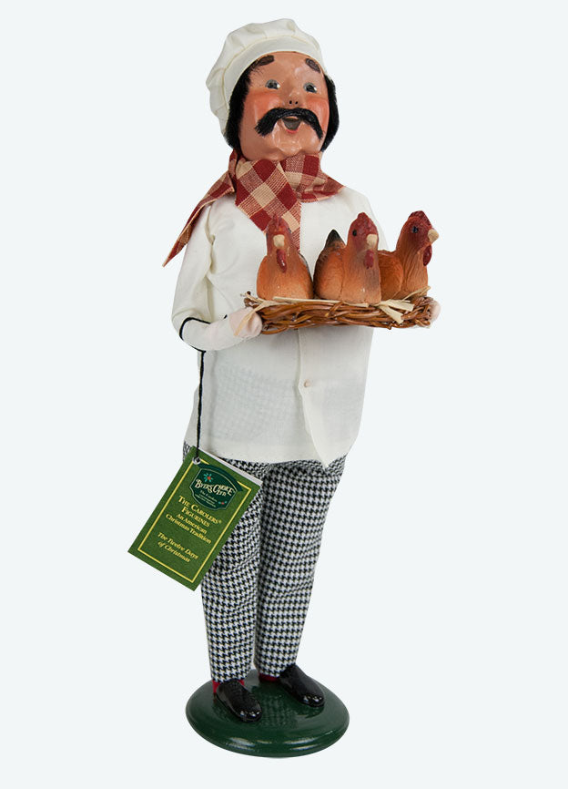 Byers' Choice 3 French Hens Chef