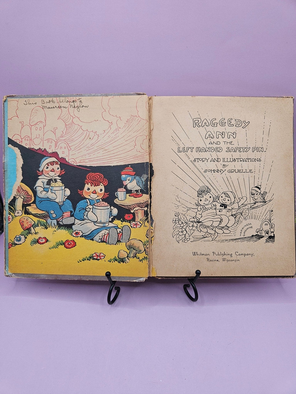 Very Rare Vintage 1935 Raggedy Ann and the Left Handed Safety Pin by Johnny Gruelle