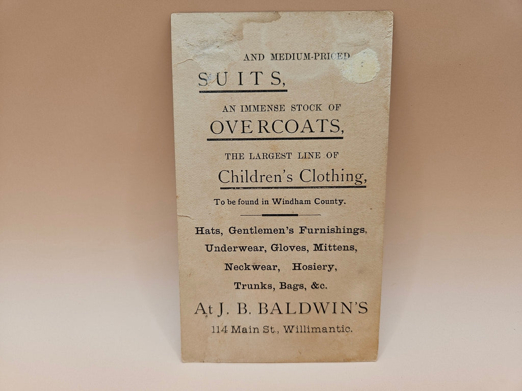 Vintage Advertisement Cards