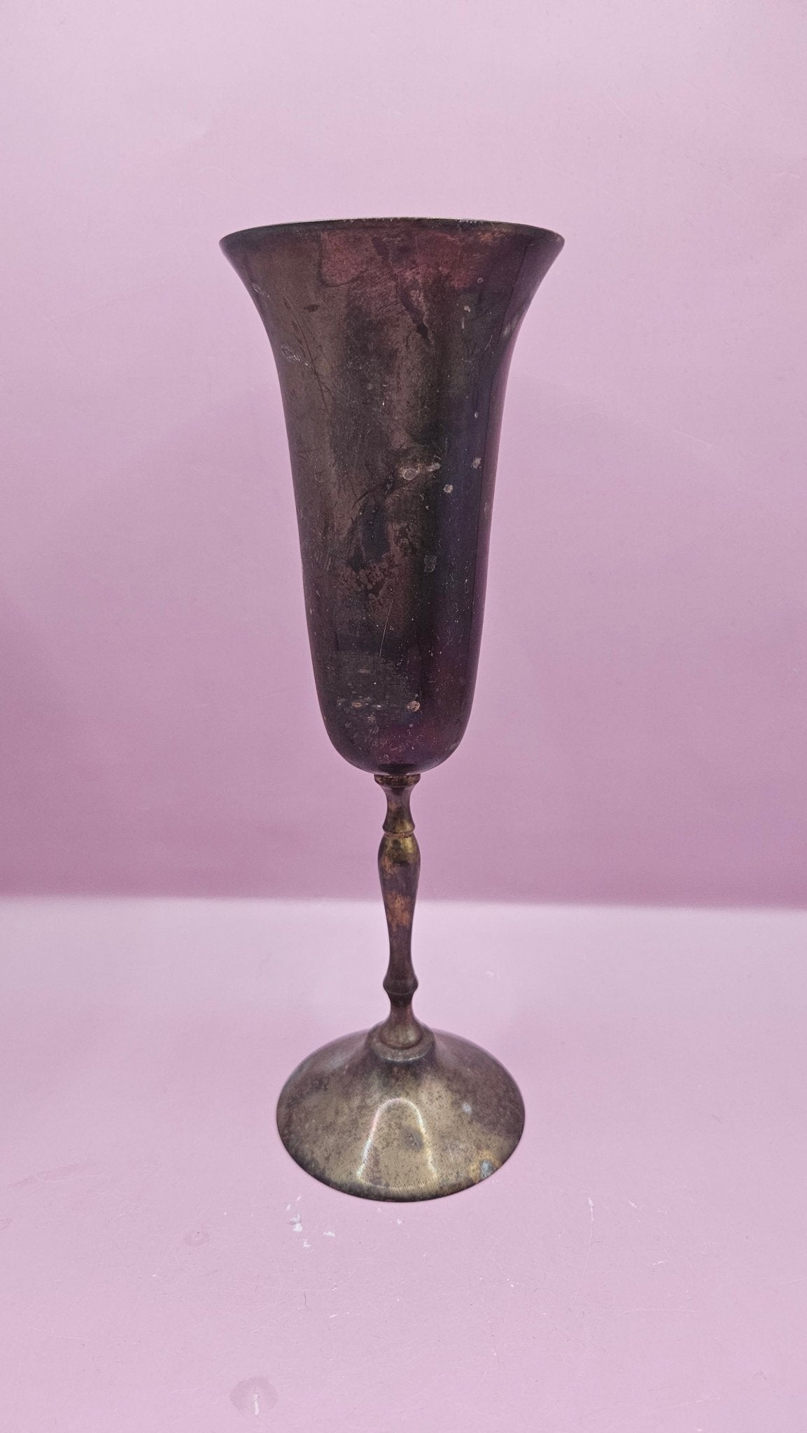 Vintage International Silver Co. India Goblet Set – Set of 4 Silver-Plated Chalices