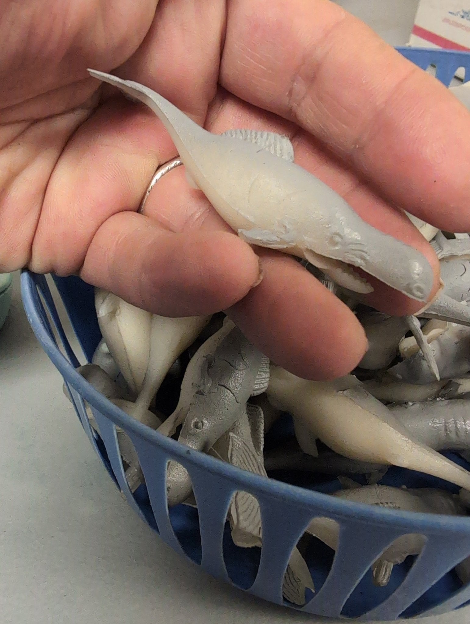 Vintage Rubber Whale Toy