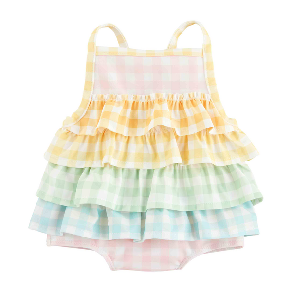 Maillot de bain volanté vichy
