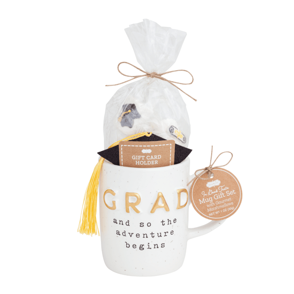 Adventure Begins Gourmet Grad Mug Set