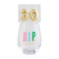Birthday Candles and Glasses