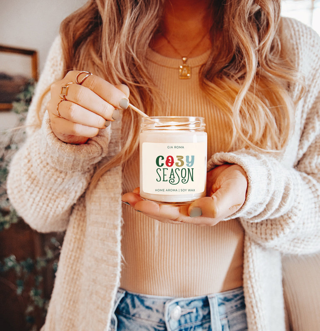 Winter Forest Soy Candle 9oz - Citrus Clove Pine Oakmoss Sandalwood