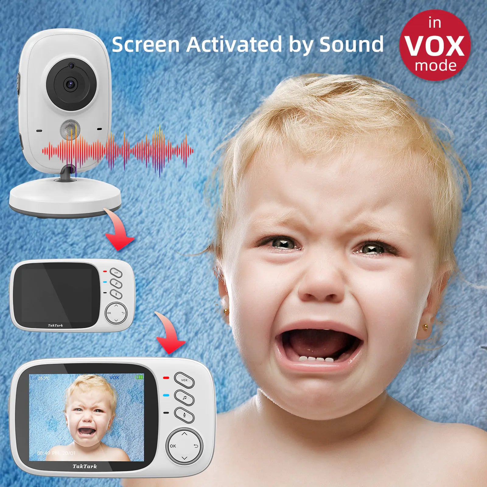 Wireless Video Baby Monitor - # BAGE71110005