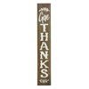 Wood Wall Decor "Give Thanks", Grey