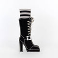 Halloween Coastal Decor - Wooden Witch Boot Festive Holiday Decoration