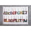 Wool Felt Embroidered & Appliqued Alphabet Ornaments