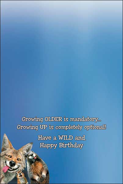 Birthday Card - Rocky Mountain Selfie