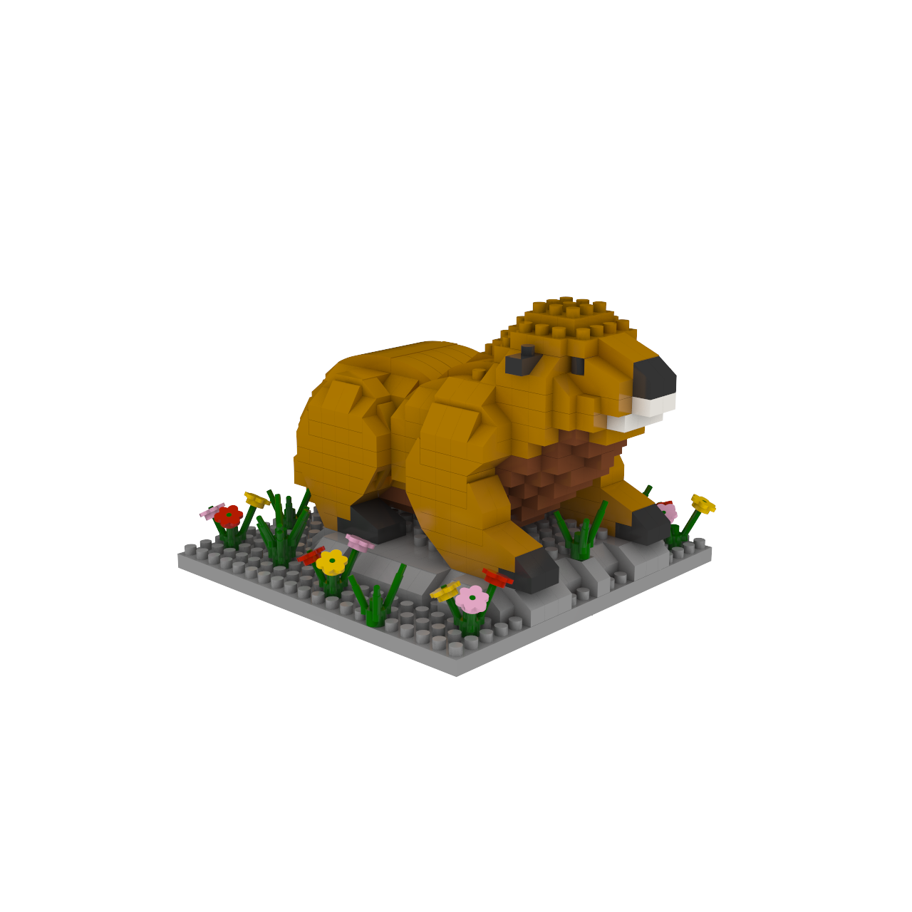 Mini Building Blocks - Marmot